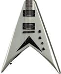 Kramer Dave Mustaine Vanguard Guitar  Silver Metallic with Case Body View